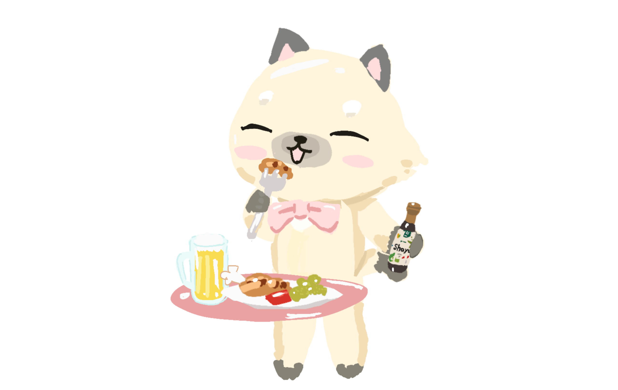 ねこの立ち絵